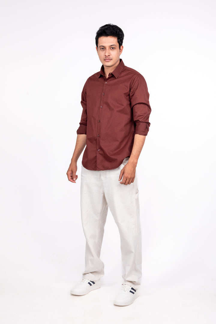 Hickory Twill Solid Shirt