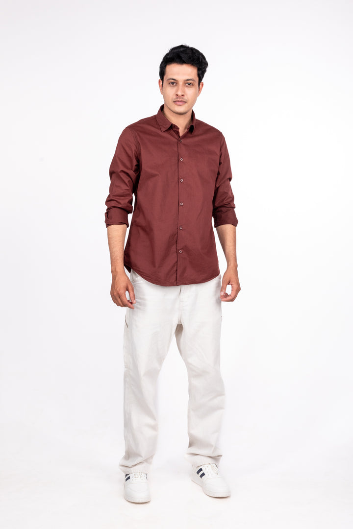 Hickory Twill Solid Shirt