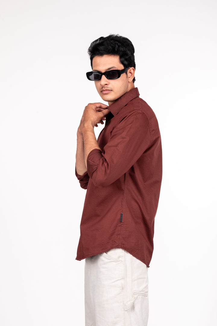 Hickory Twill Solid Shirt