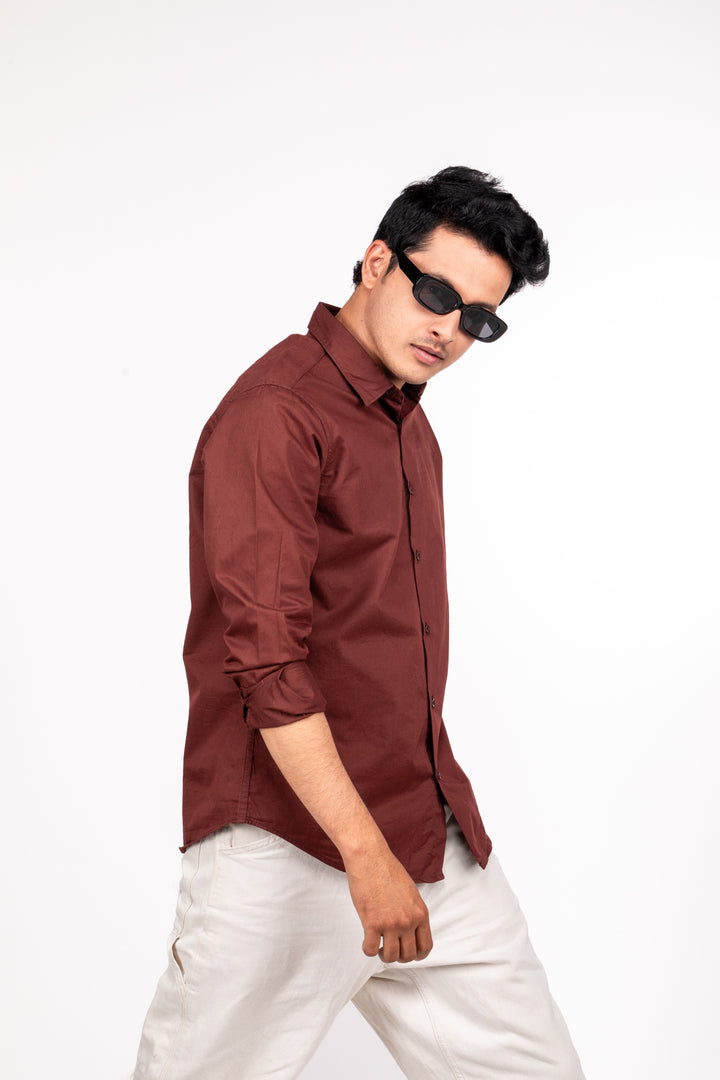 Hickory Twill Solid Shirt