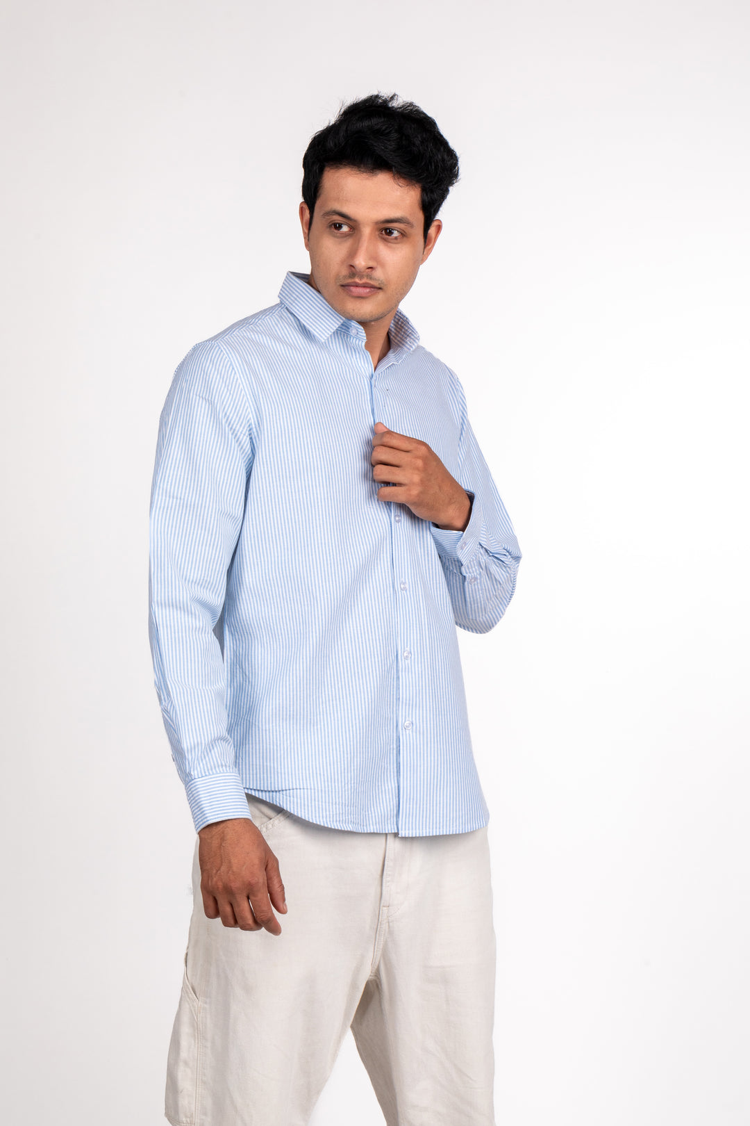 Blue Bengal Striped Shirt