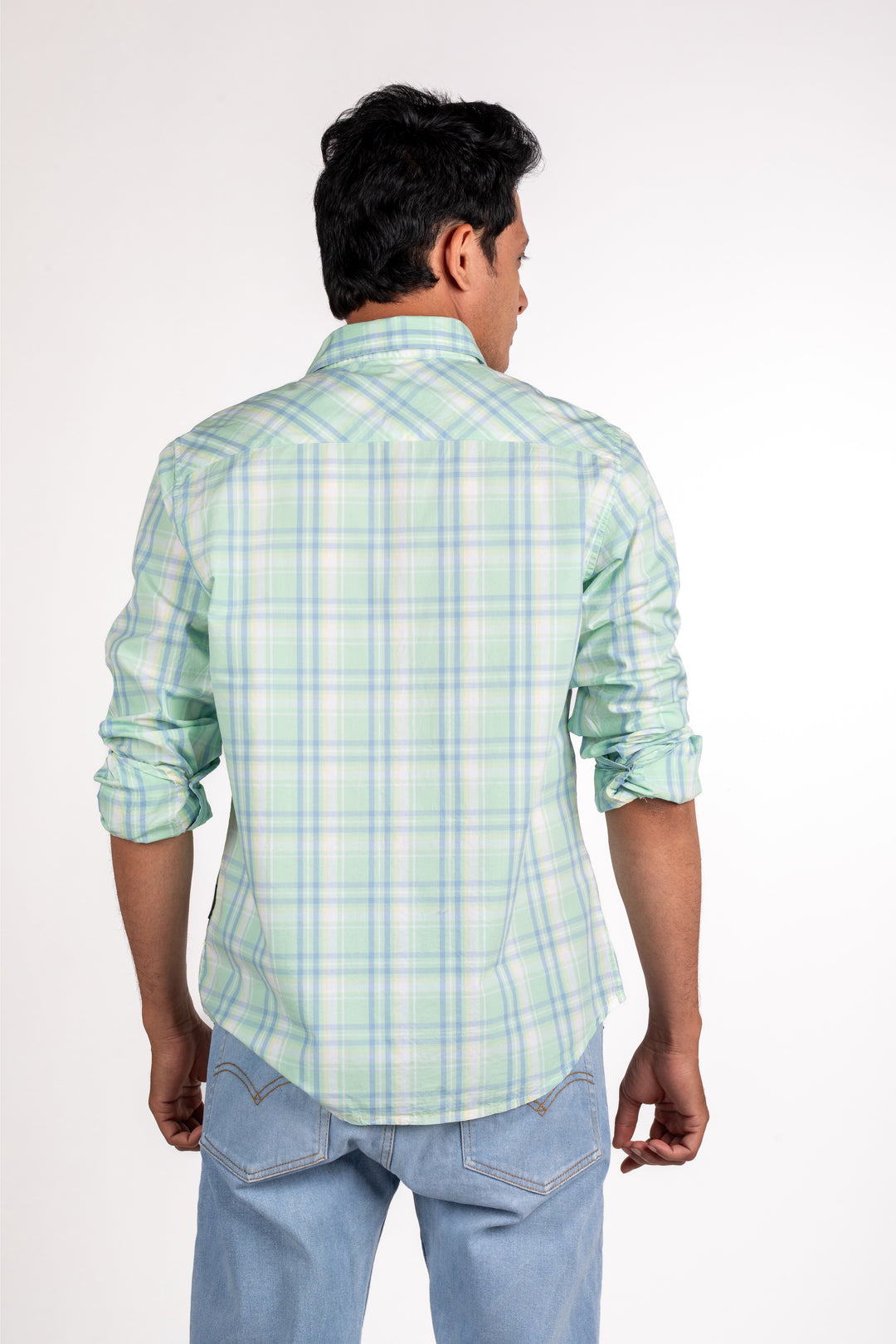 Pistachio Checked Shirt