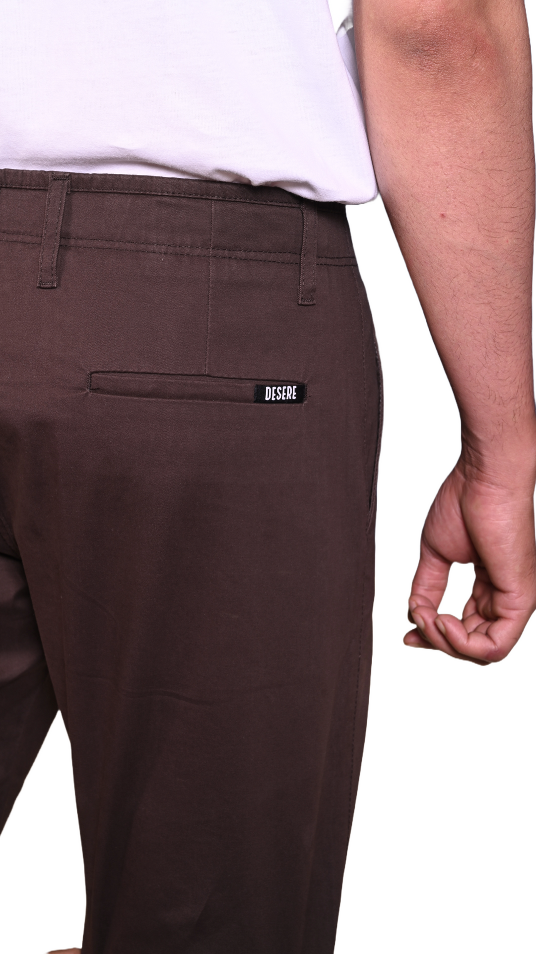 Brown Cotton Chinos