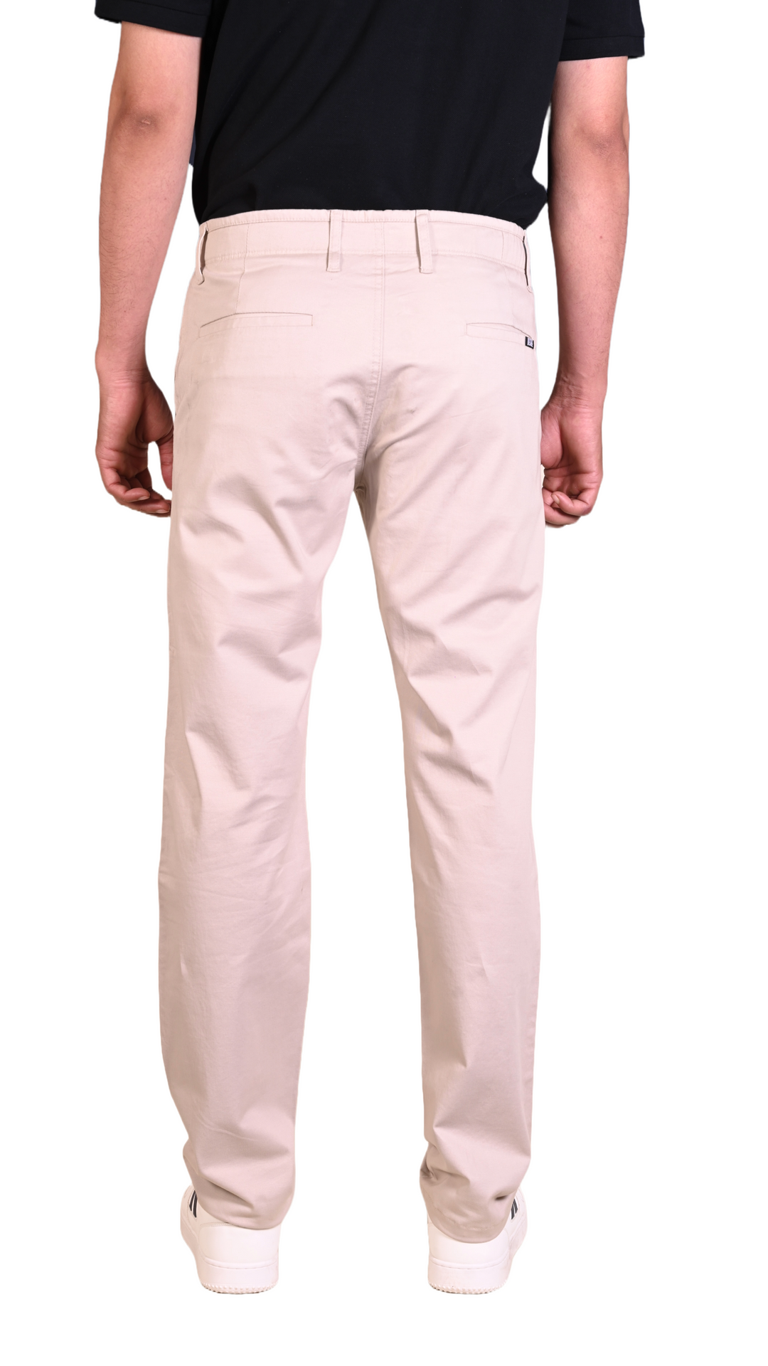 Beige Cotton Chinos