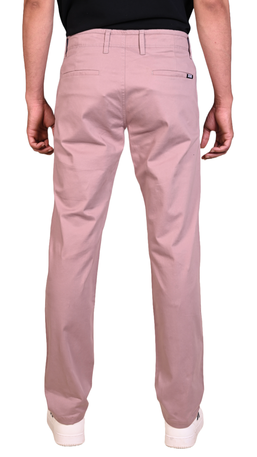 Coral Cotton Chinos